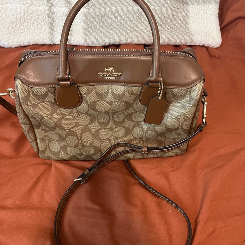 Coach Brown Signature Handbag